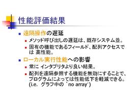 性能評価結果